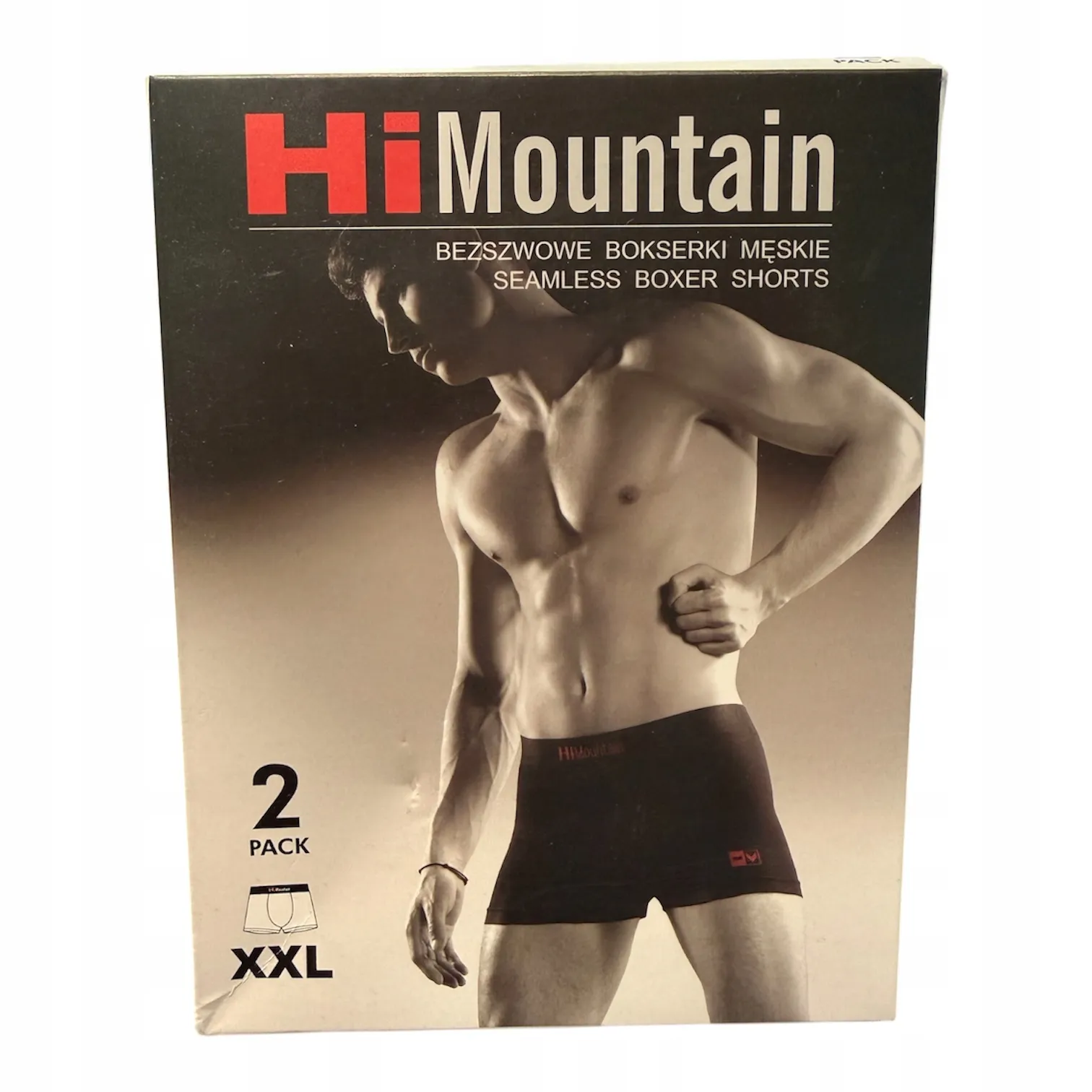 121* HiMountain Bokserki Męskie bezszwowe rozm.XXL 2-pak