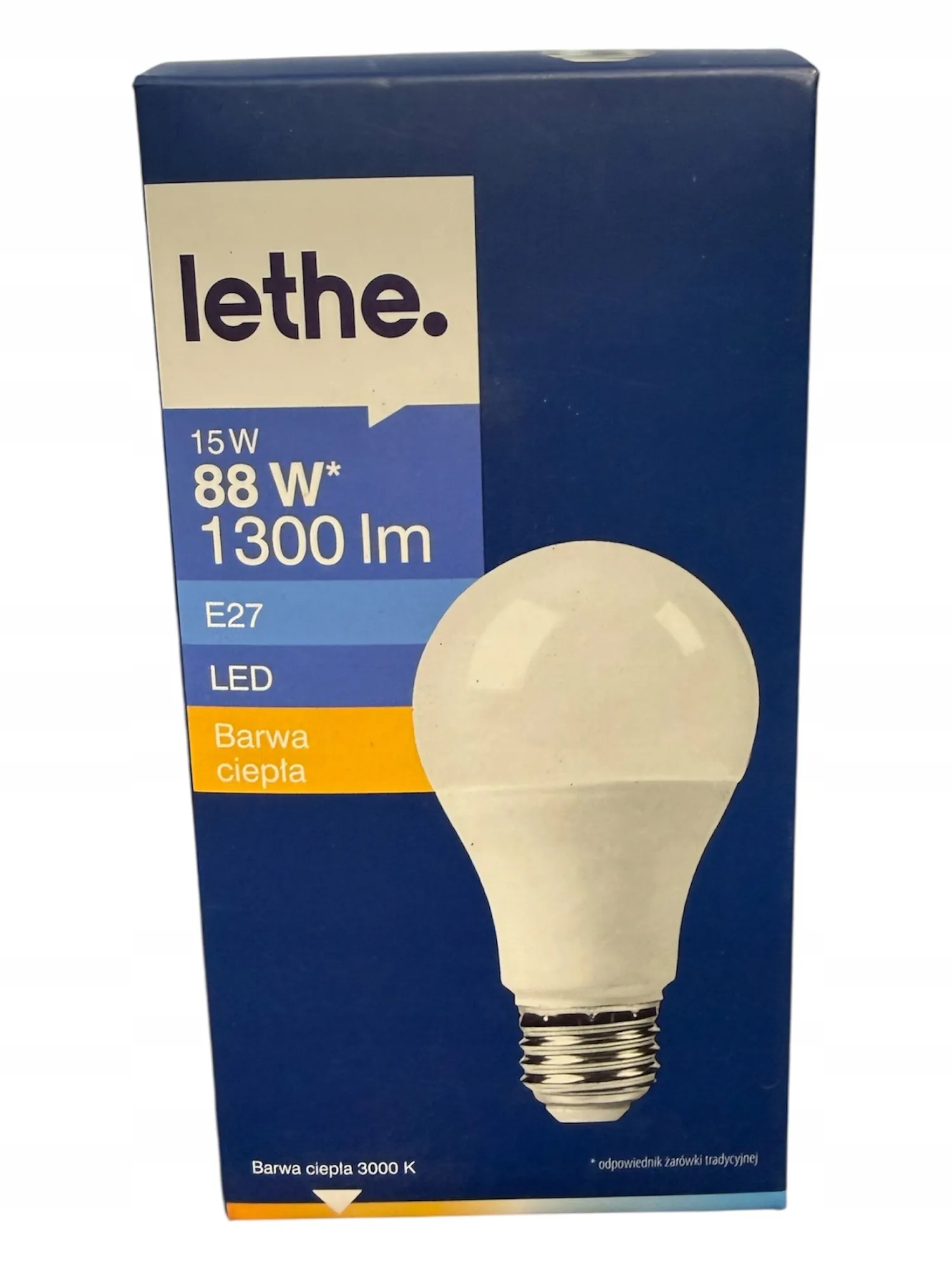 129* LETHE Żarówka LED 15W 16300lm E27 barwa ciepła A+