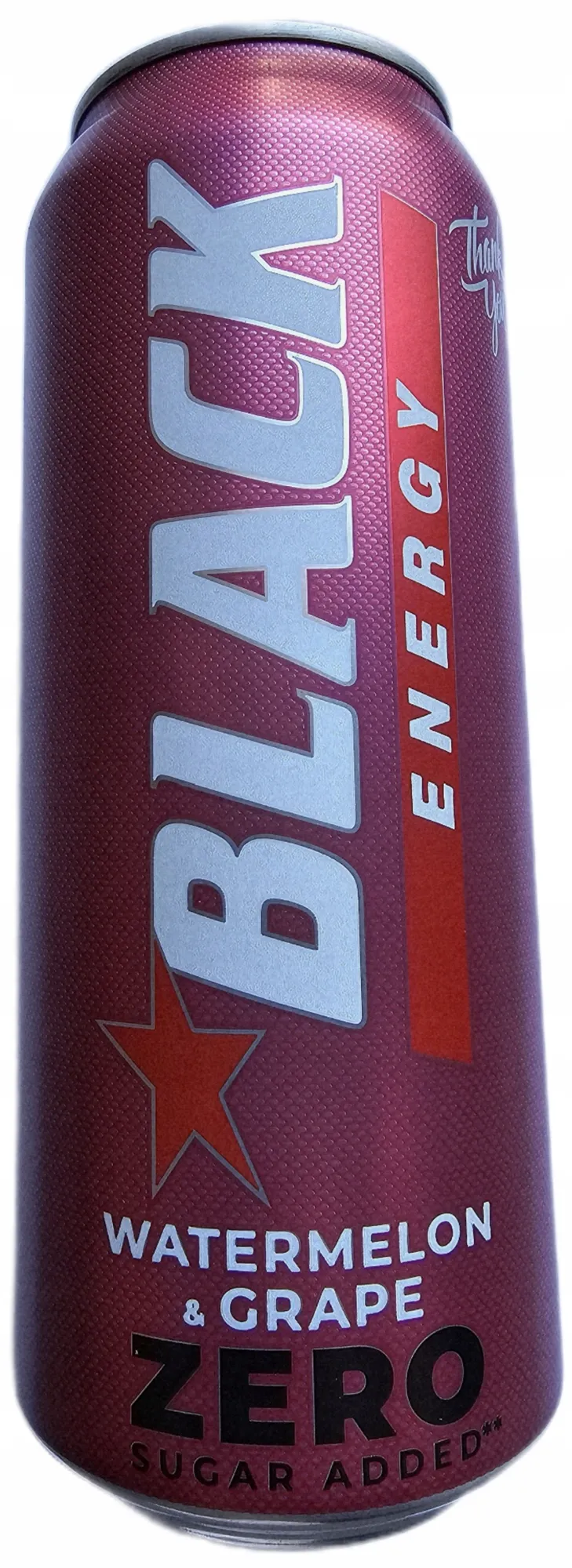 12x BLACK Energy Watermelon&grape ZERO cukru arbuz 500 ml energetyk