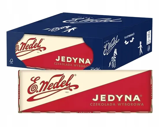 13 x Czekolada Jedyna 220 g E.Wedel
