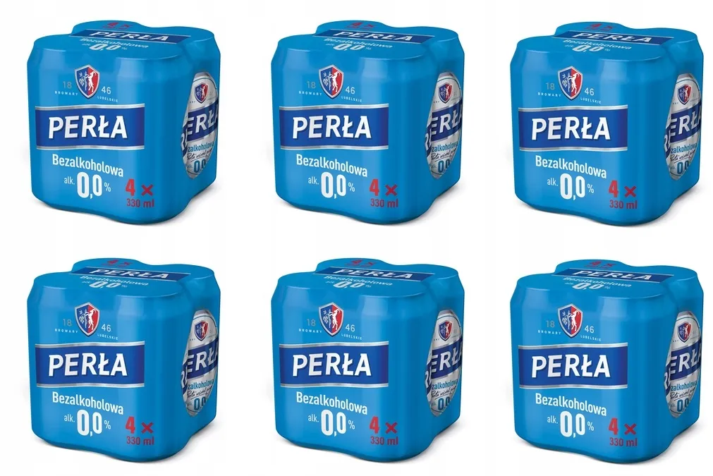24x 330ml PERŁA Piwo Bezalkoholowe 0,0% puszka ZGRZEWKA