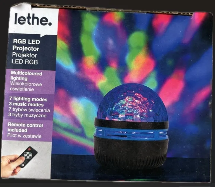 81* LETHE. Projektor LED RGB kula
