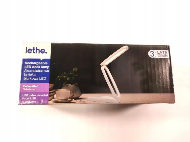 AKUMULATOROWA LAMPKA BIURKOWA LED LETHE