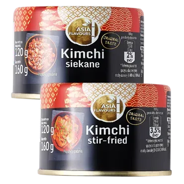 Asia Flavours Kimchi Mix fermentowane warzywa koreańskie 160 g / 120 g