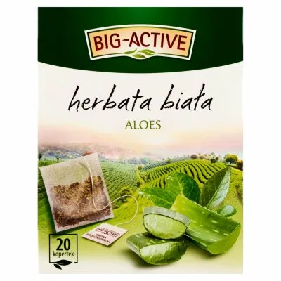 (x12) Big Active Biała 20tb Z Aloesem
