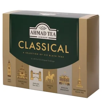 AHMAD TEA Classical Zestaw czarnych herbat 60 torebek (saszetki)